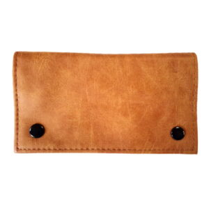 Bruin shagetui van kunstleer