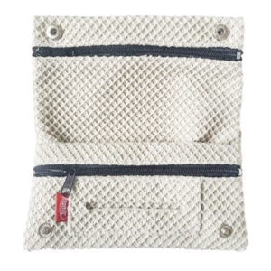 Creme shagetui van stof