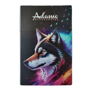 sigarettendoosje wolf Mooi sigarettendoosje met een afbeelding van een wolf.