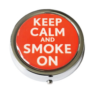 zakasbakje keep calm and smoke on rood zakasbakje met de tekst keep calm and smoke on
