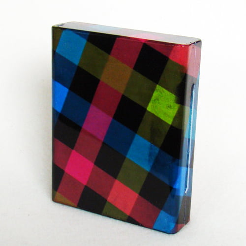 Sigarettendoosje design gekleurde blokjes