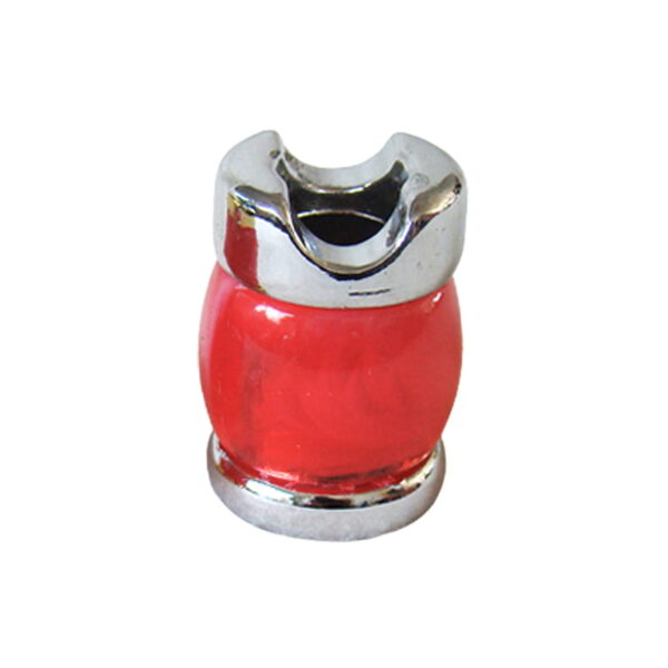 Sigarettendover marble rozerood - zilverkleur