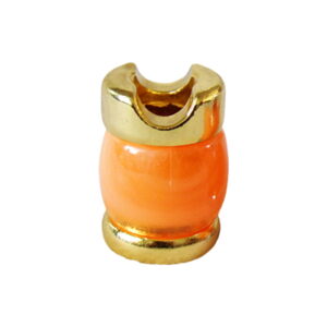 Sigarettendover marble oranje - goudkleur