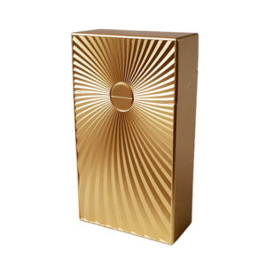 Sigarettendoosje metalic zon lang - goudkleur