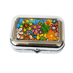 Rechthoekig zakasbakje bloemen