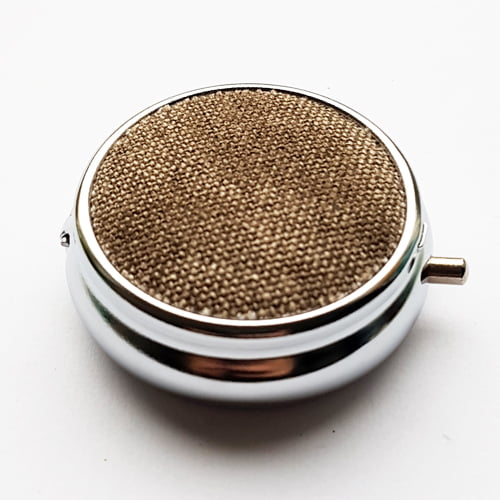 Zakasbakje canvas donkerbruin