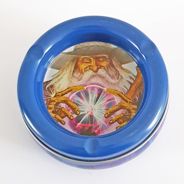 Stashtray met asbak - glazen bol