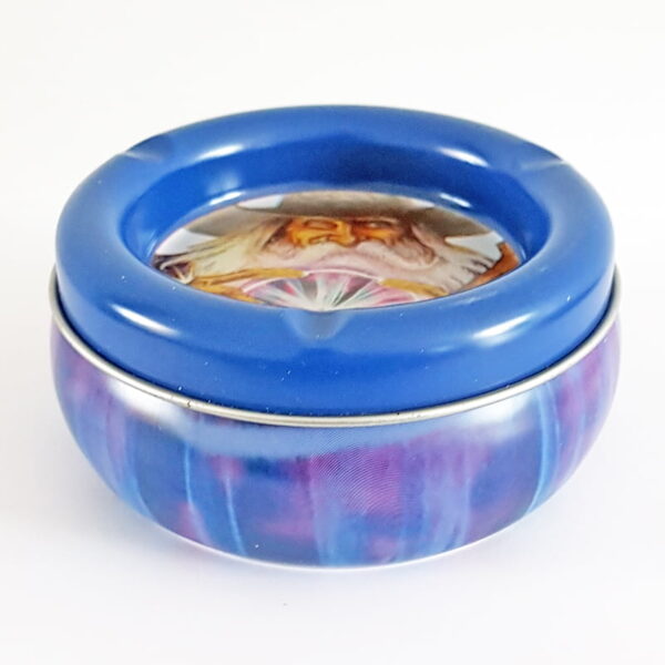 Stashtray met asbak - glazen bol