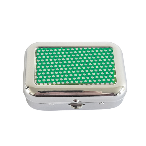 Rechthoekig zakasbakje met groen raster