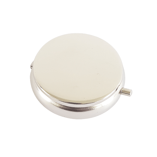 Zakasbakje rond mat zilver