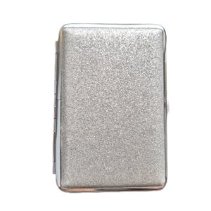 Sigarettenkoker glitter zilvergrijs