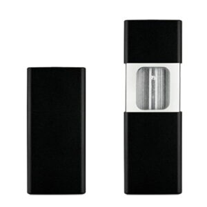 Zakasbakje zwart met schuifdeksel