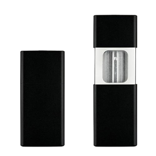 Zakasbakje zwart met schuifdeksel