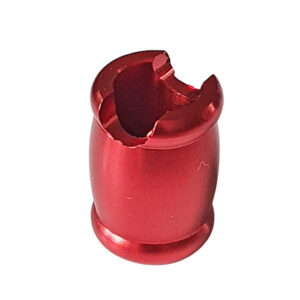 Sigarettendover aluminium glad rood