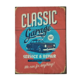 Sigarettendoosje vintage garage we can fix anything