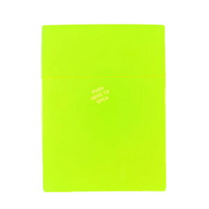 Neon geel sigarettendoosje voor 30 sigaretten