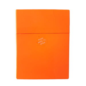 Neon oranje sigarettendoosje voor 30 sigaretten