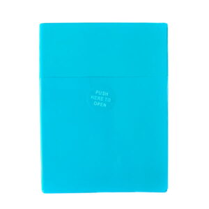 Turquoise sigarettendoosje voor 30 sigaretten