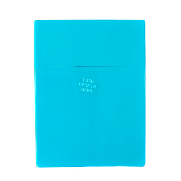 Turquoise sigarettendoosje voor 30 sigaretten