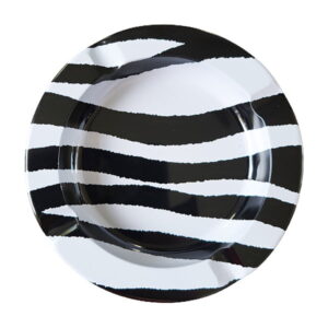 Asbak met zebraprint