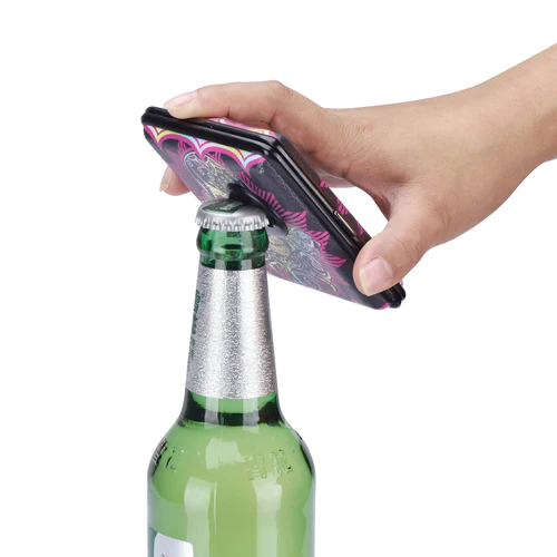 Sigarettenkoker skull met opener multicolor