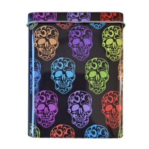 Sigarettendoosje Skulls multicolor