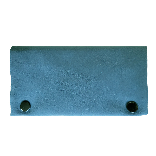 Shagetui blauw van imitatiesuède