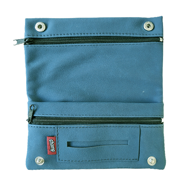 Shagetui blauw van imitatiesuède