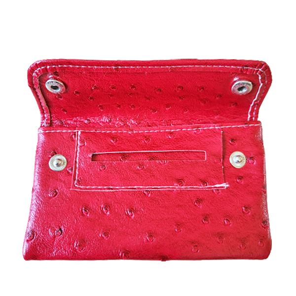 Shagetui imitatiestruisvogelleer rood