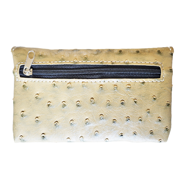 Shagetui imitatiestruisvogelleer beige