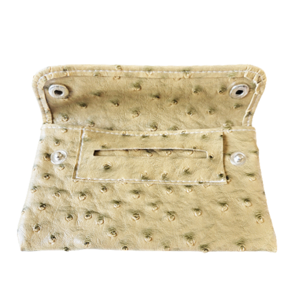 Shagetui imitatiestruisvogelleer beige