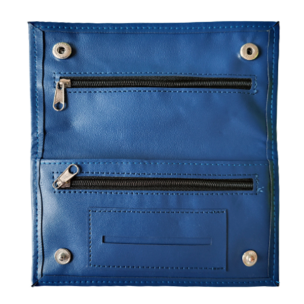 Shagetui blauw kunstleer