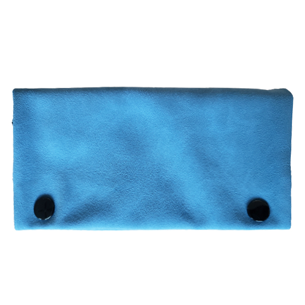 Shagetui blauw suèdelook