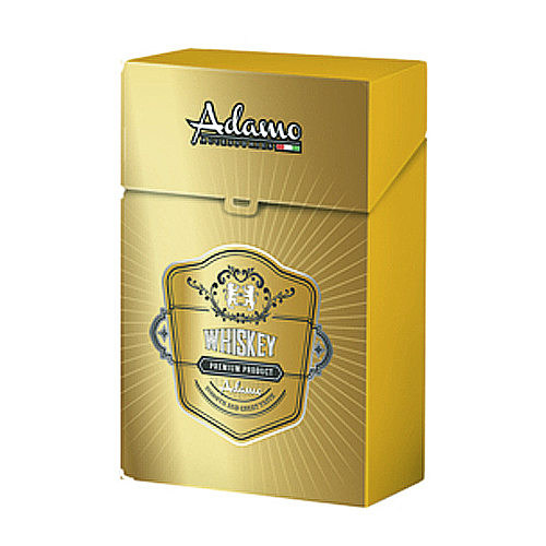 Sigarettendoosje Whiskey geel