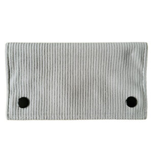 Shagetui corduroy vergrijsd wit