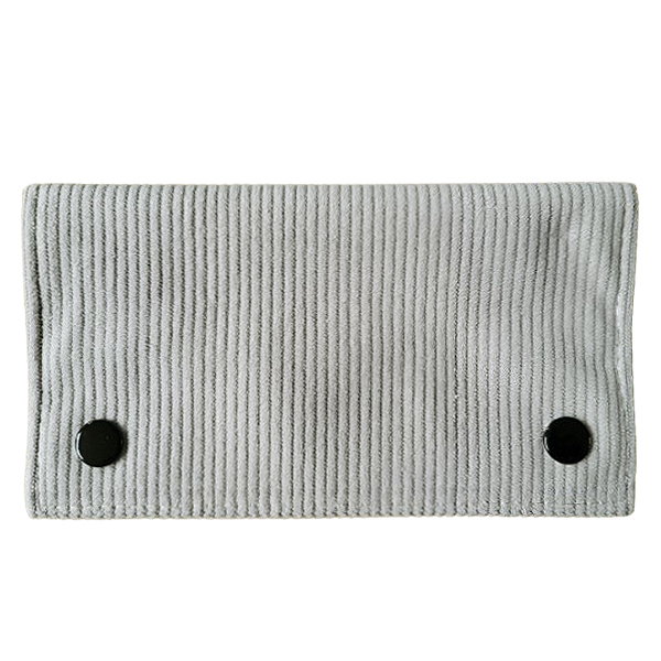 Shagetui corduroy vergrijsd wit