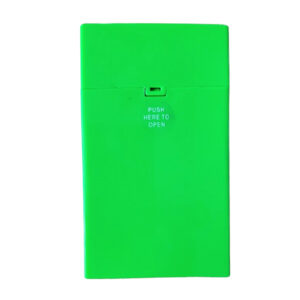 Sigarettendoosje lang neon groen