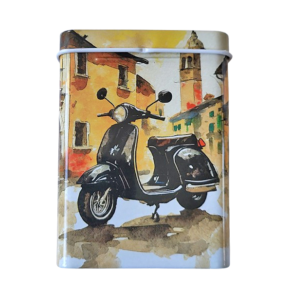 Sigarettendoosje scooter in straatje zwart