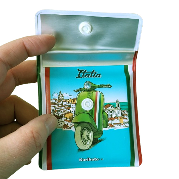 Zakasbakje scooter Italia blauw