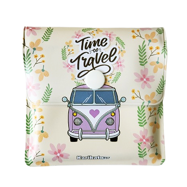 Zakasbakje volkswagenbusje time to travel