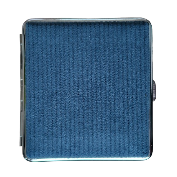 Sigarettenkoker corduroy donkerblauw
