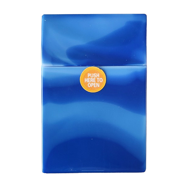 Sigarettendoosje marmer blauw