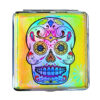 Sigarettenkoker La Catrina Skull holografisch geel