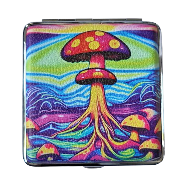 Sigarettenkoker paddenstoel rood met gele stippen