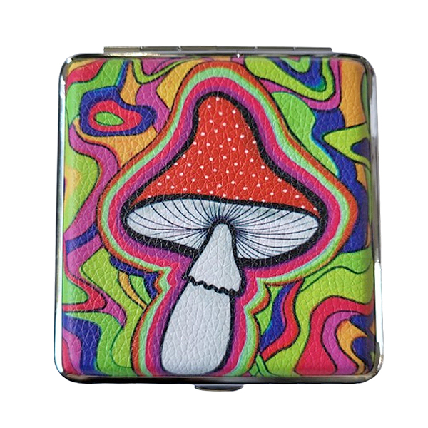 Sigarettenkoker paddenstoel rood met witte stipjes