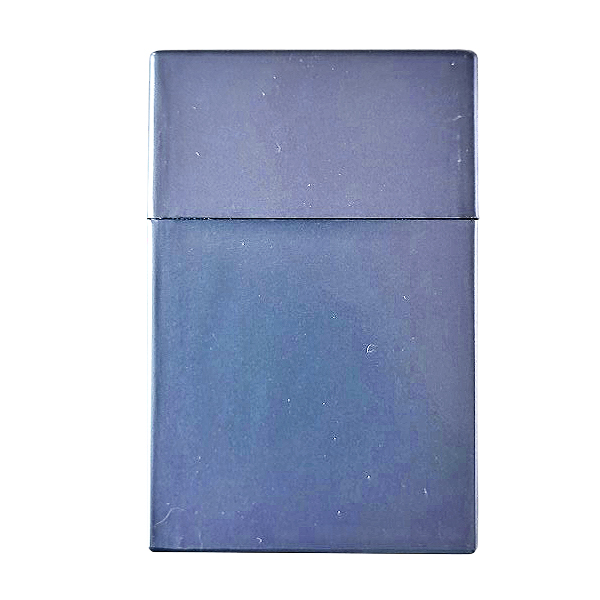 Sigarettendoosje metallic blauw