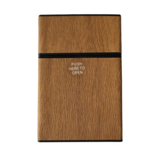 Sigarettendoosje houtpatroon bruin