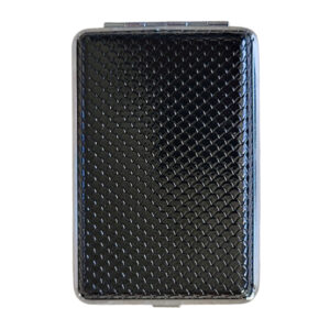 Sigarettenkoker zwart kunstleer relief