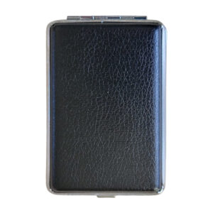 Sigarettenkoker zwart kunstleer relief