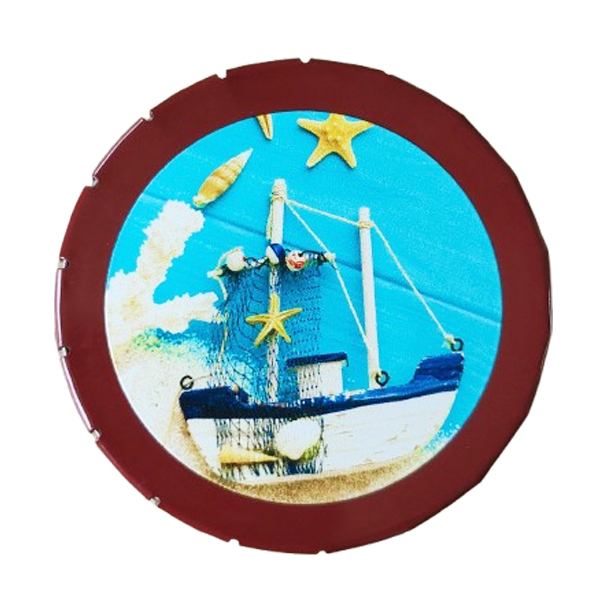 Klik zakasbakje roodbruin schip